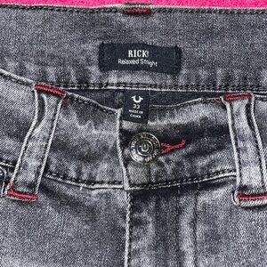 True Religion Ricky relaxed straight jeans size 33